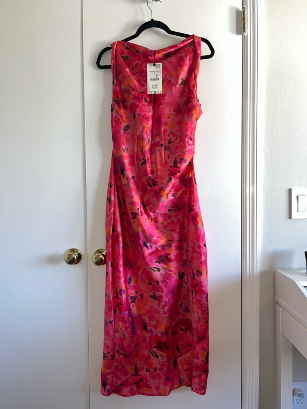 NWT Zara Pink Floral Dress